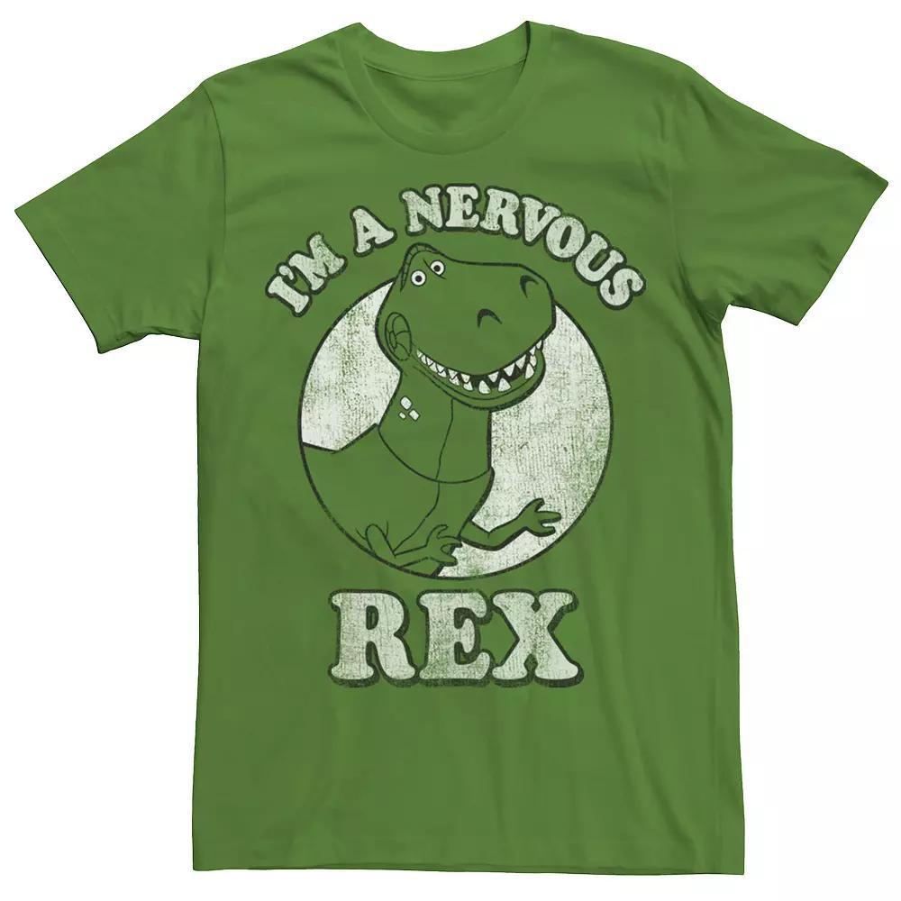 Disney / Pixar's Toy Story Men's I'm A Nervous Rex Dinosaur Tee, Size: XXL, Kelly Product Image