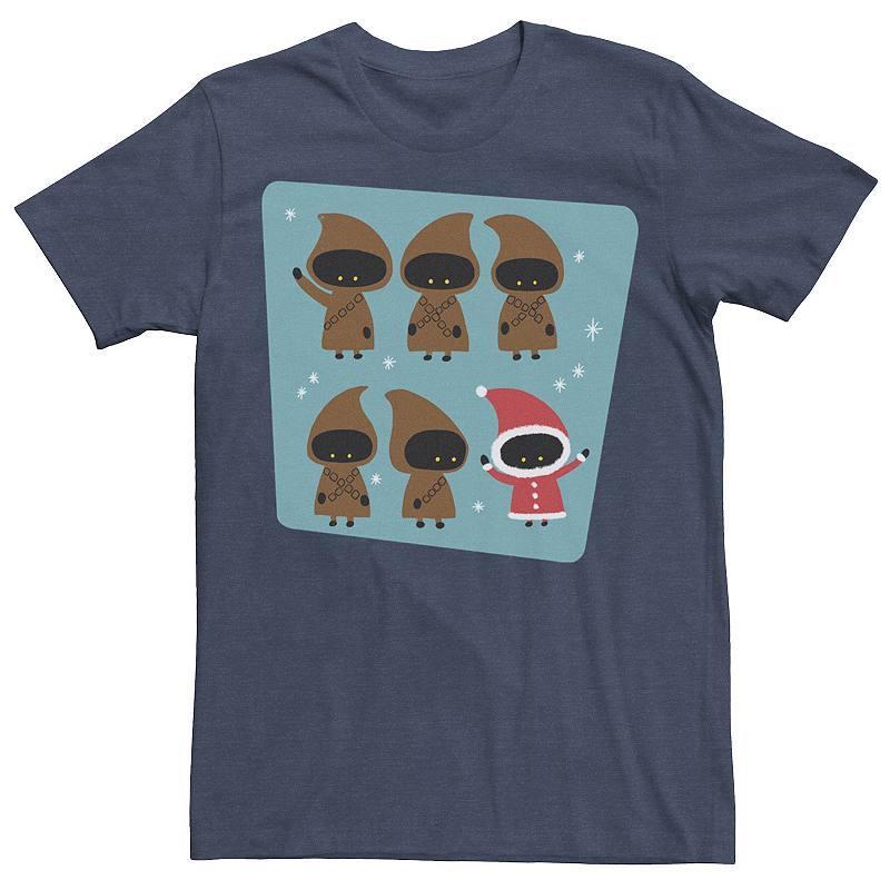 Men's Star Wars Holiday Jawas Tee, Size: XS, Navy Grey Product Image
