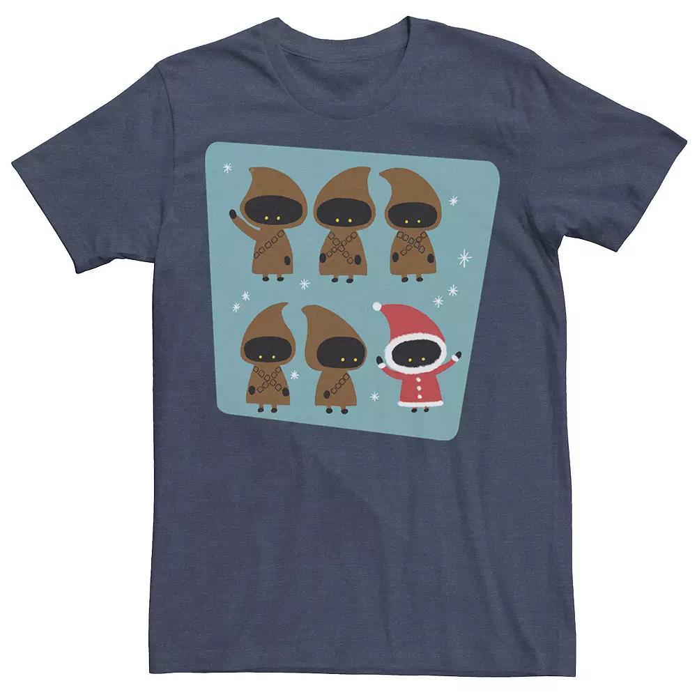 Men's Star Wars Holiday Jawas Tee, Size: XS, Navy Grey Product Image
