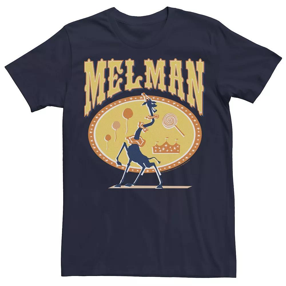 Men's Madagascar Melman Silhouette Poster Tee, Size: Large, Blue Product Image