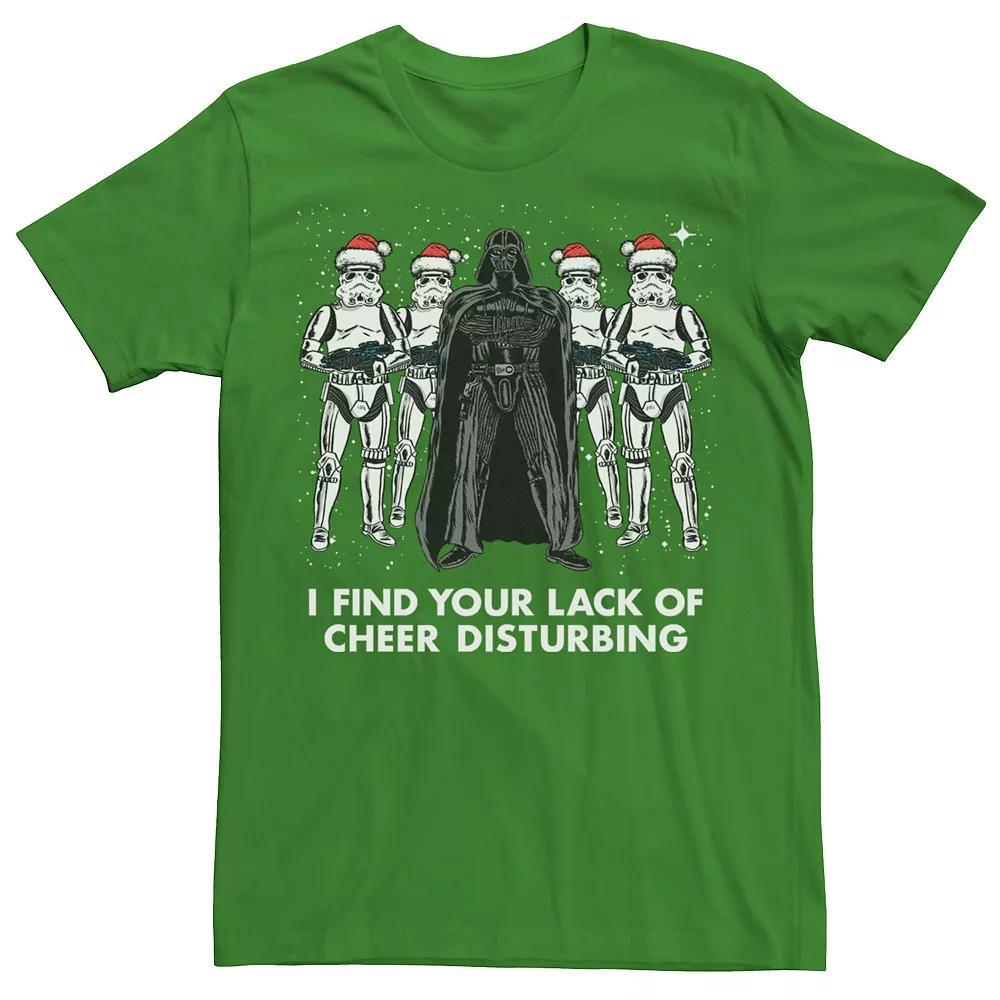 Men's Star Wars Vader Trooper Lack Cheer Christmas Tee, Size: 3XL, Kelly Product Image