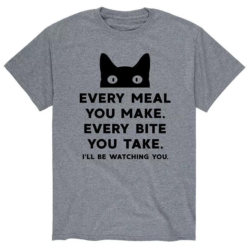 Mens Ill Be Watching You Cat Tee Product Image