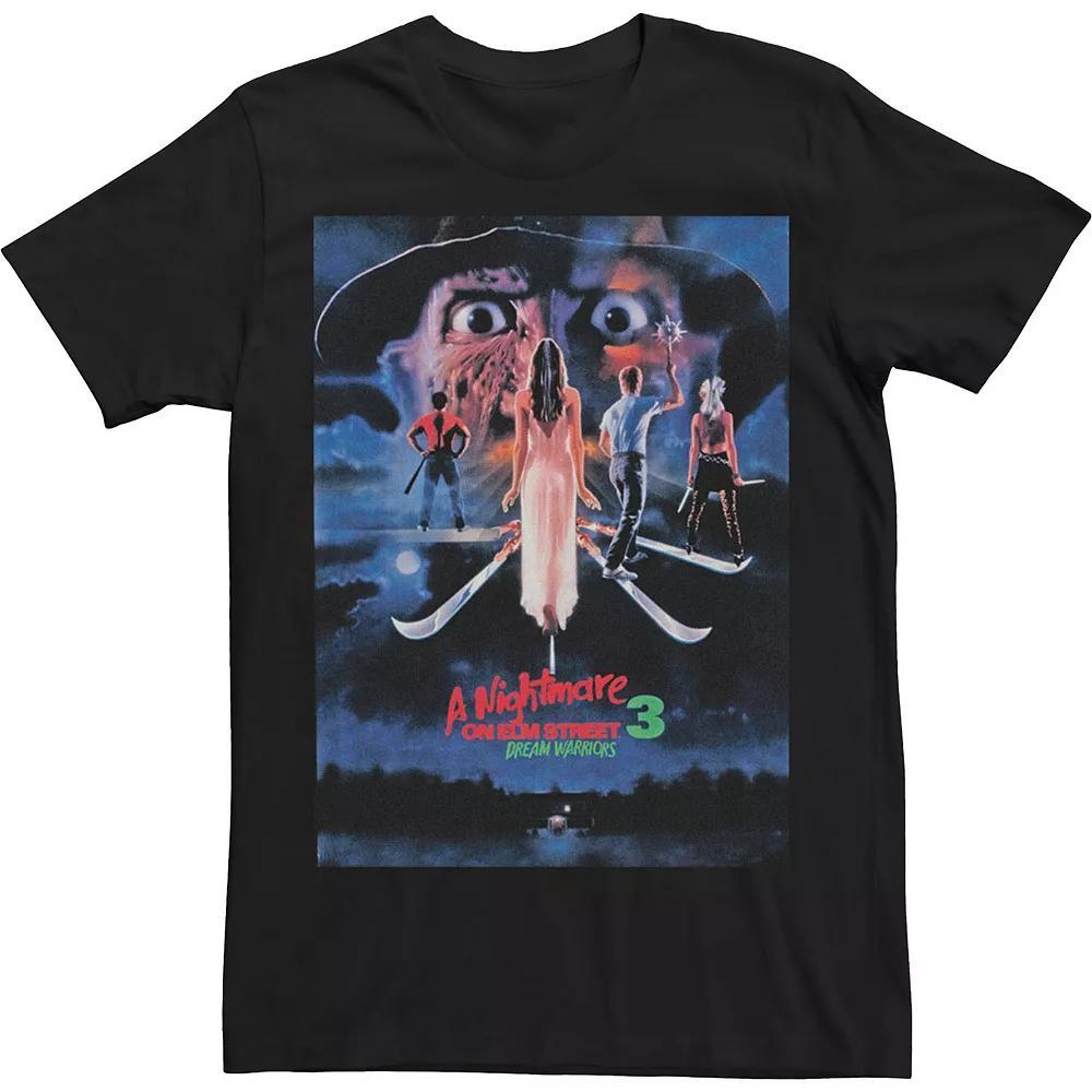 Men's A Nightmare On Elm St Nightmare Dream Poster Tee, Size: XXL, Black Product Image