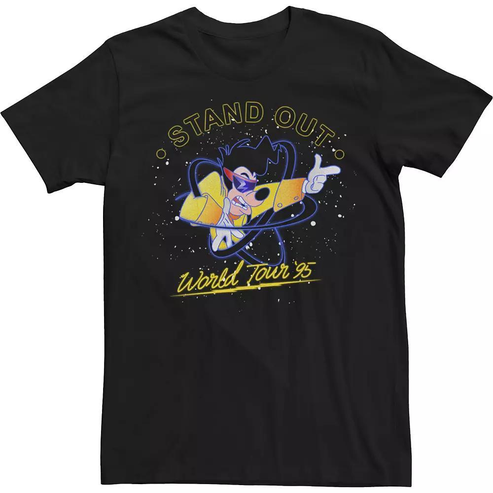 Men's A Goofy Movie Above The Crowd Poster Tee, Size: XXL, Black Product Image