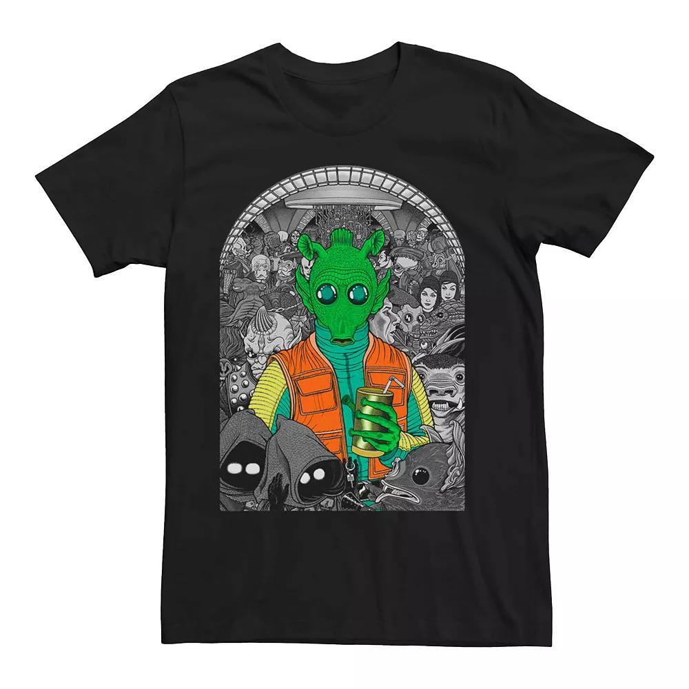 Men's Star Wars Rebel Symbol Rainbow Fade Graphic Tee, Size: Medium, Grey Heather Product Image