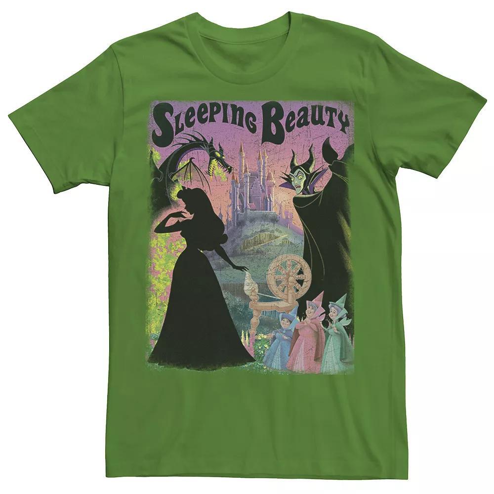Disney's Sleeping Beauty Aurora Maleficent Men's Poster Tee, Size: Medium, White Product Image