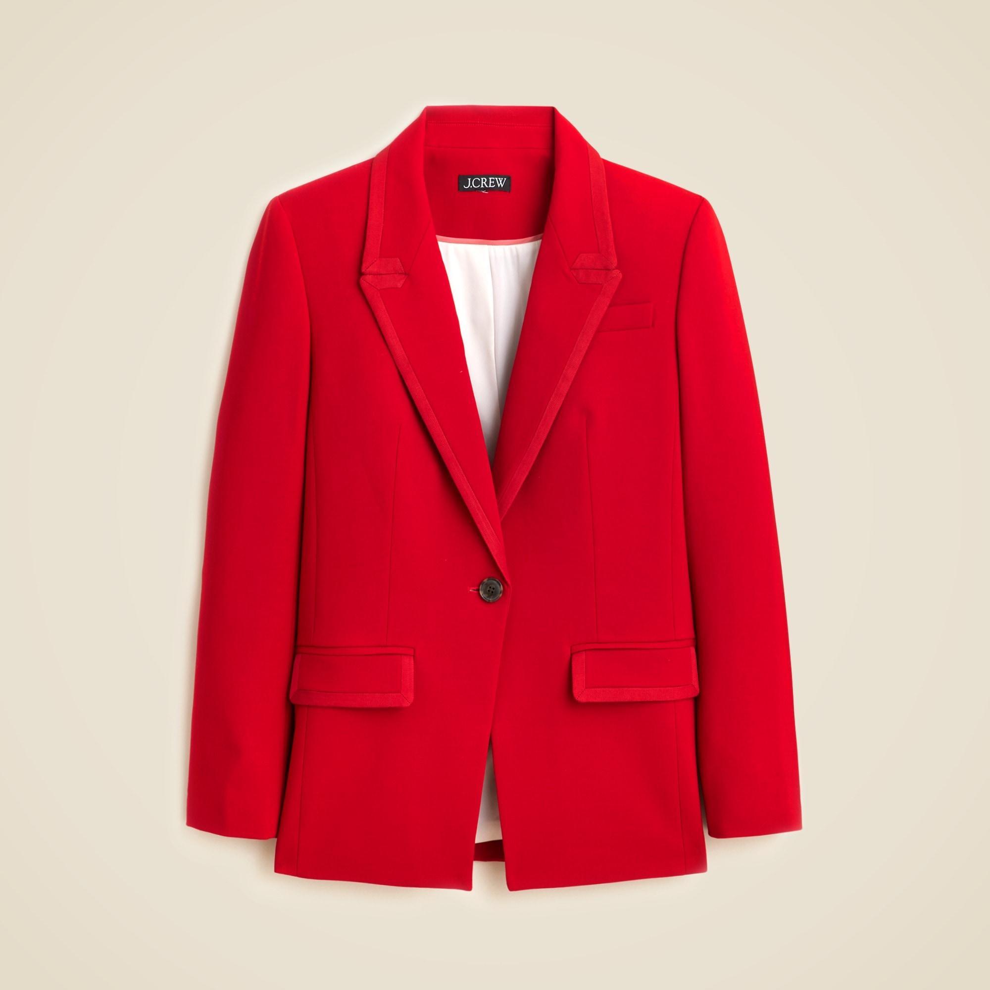 Vivienne blazer in Italian stretch merino wool blend Product Image