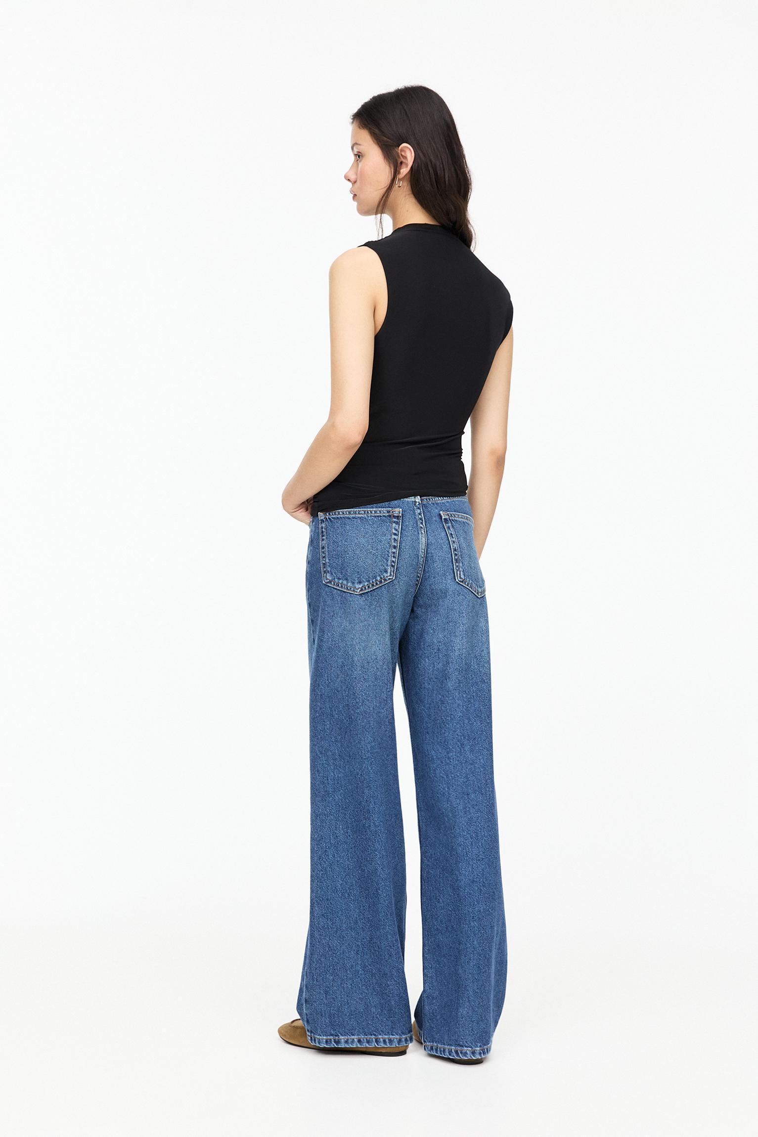 Asymmetric gathered T-shirt Product Image