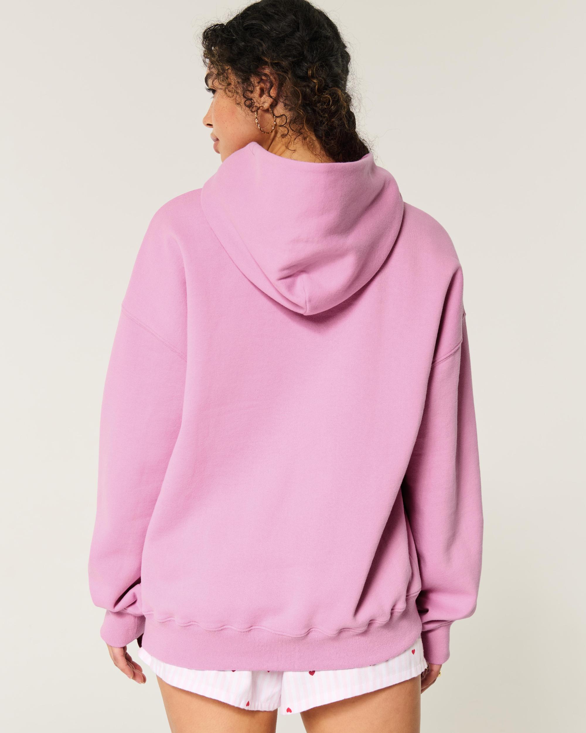 Hollister Feel Good Fleece Oversized Hoodie Product Image