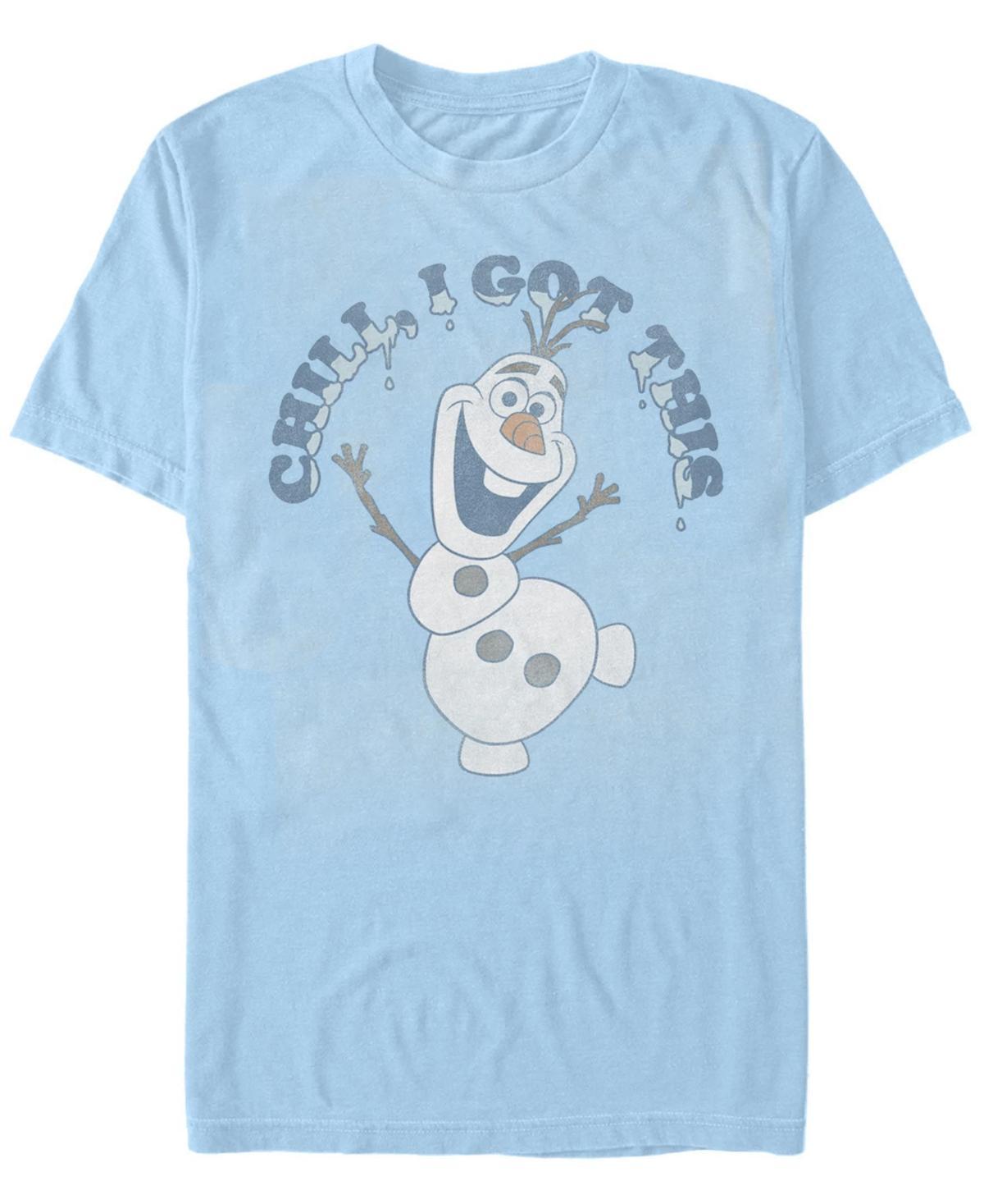 Disney's Frozen Men's Olaf Chill I Got This Portrait Graphic Tee, Size: Large, Light Blue Product Image