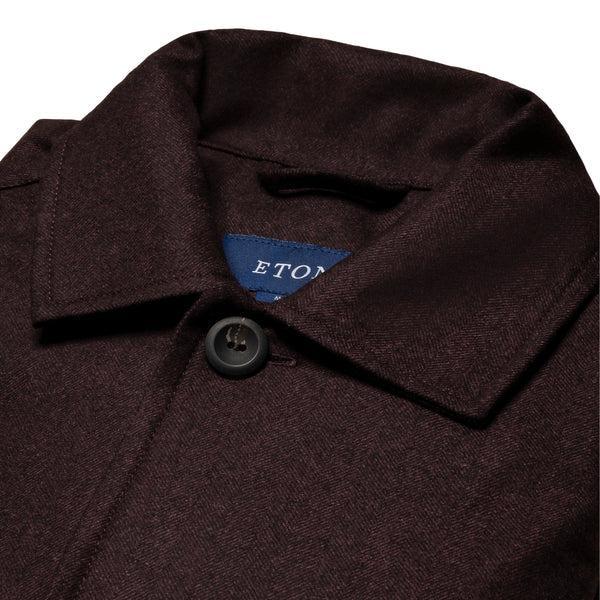Eton Herringbone Wool-Cashmere Overshirt Male Product Image