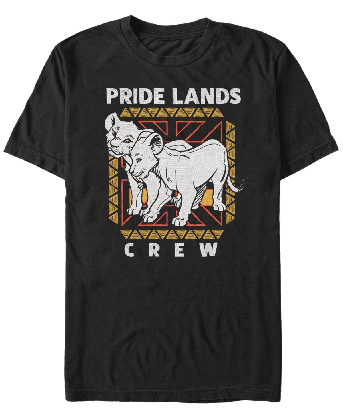 Disney's The Lion King Men's Simba & Nala Pride Lands Crew Graphic Tee, Size: XXL, Black Product Image