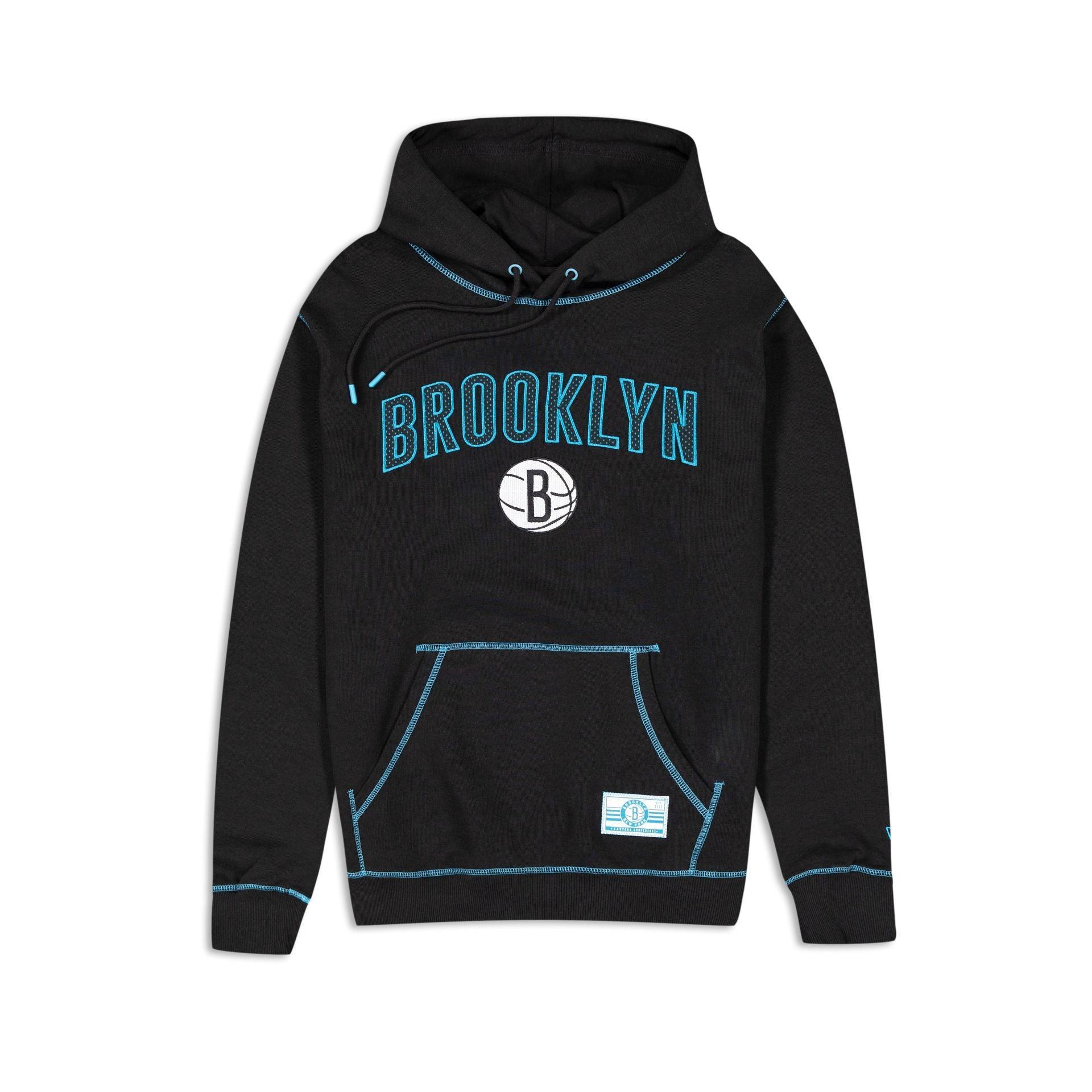 Brooklyn Nets 2023 City Edition Black Hoodie Male Product Image