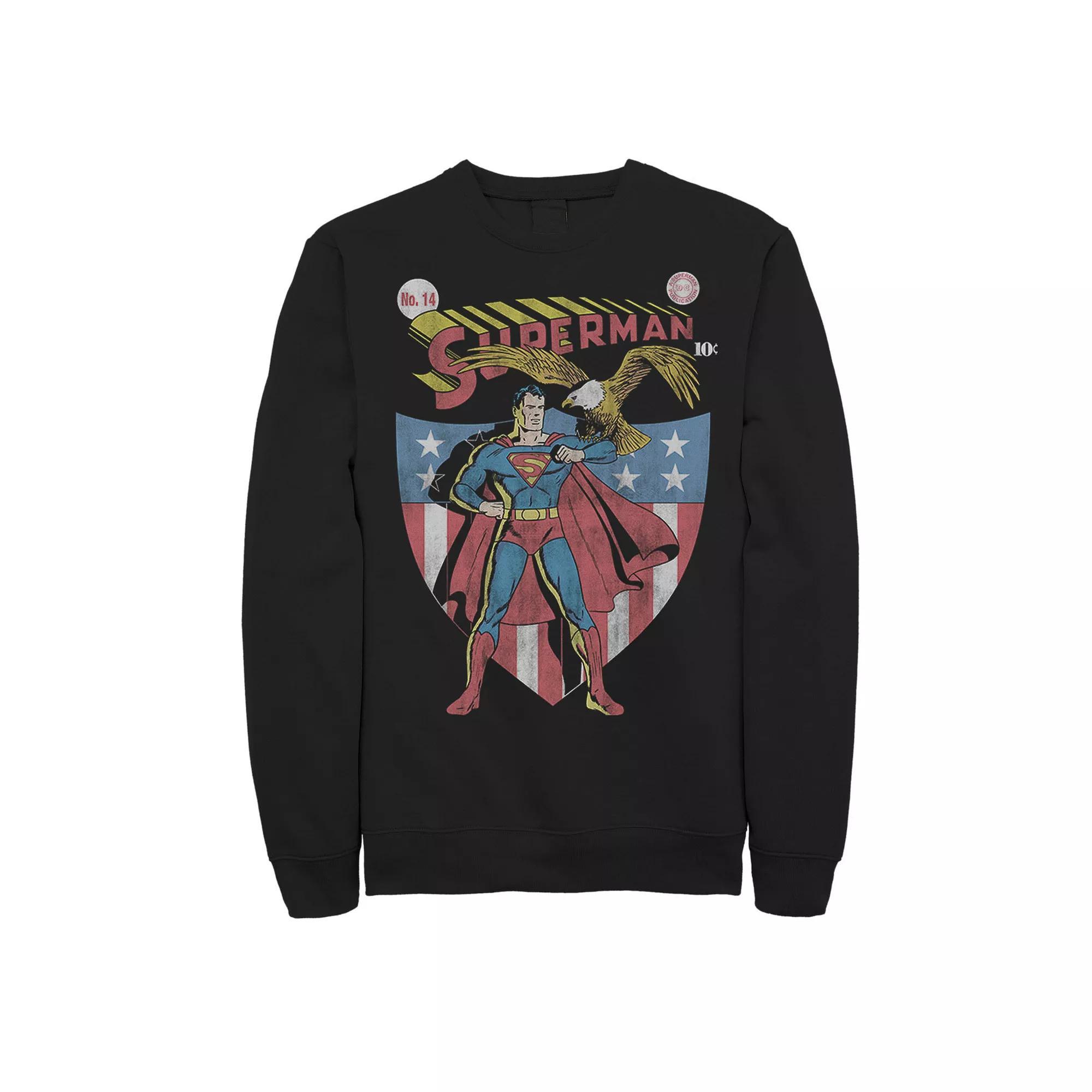 Men's Voltron: Retro Defender I Like Big Bots Distressed Graphic Fleece, Size: 3XL, Black Product Image