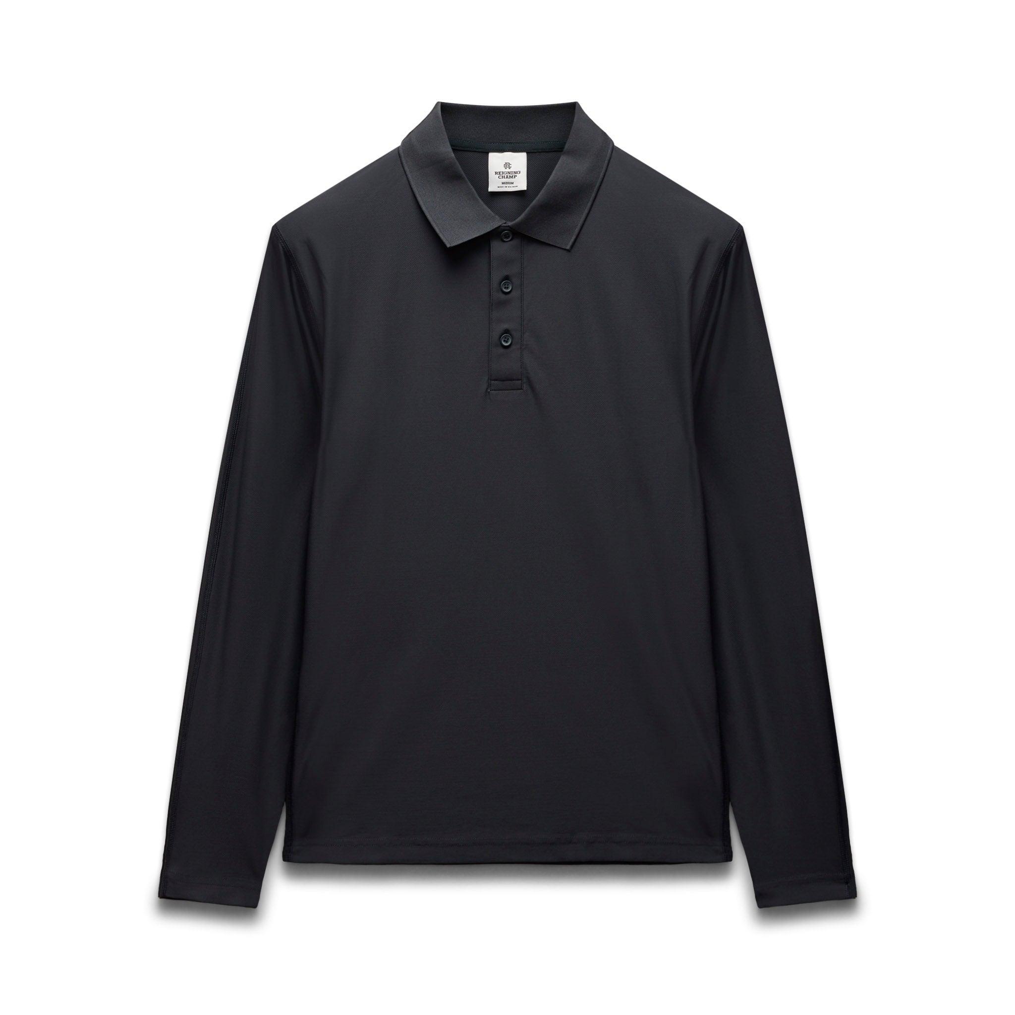 Tech Pique Playoff Standard Long Sleeve Polo Male Product Image