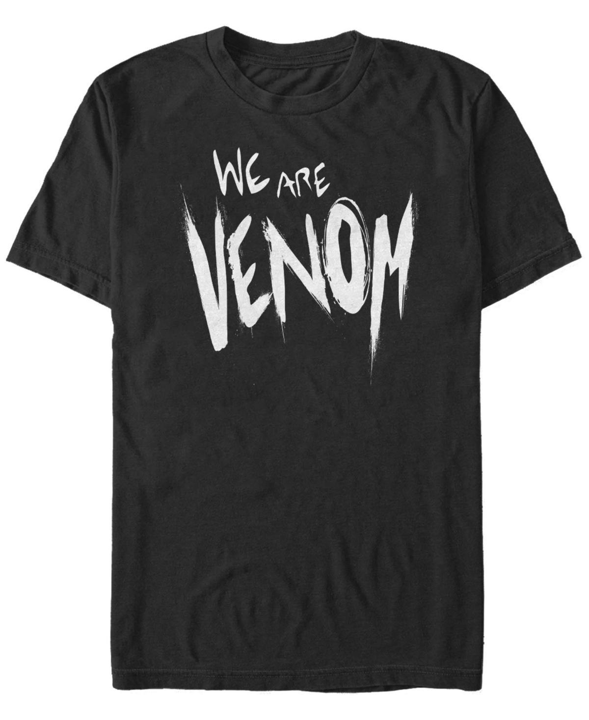 Men's Marvel We Are Venom Large Text Tee, Size: 3XL, Black Product Image