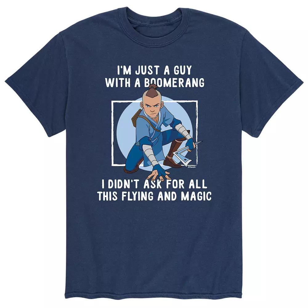 Big & Tall Avatar The Last Airbender Just A Guy Graphic Tee, Mens Product Image