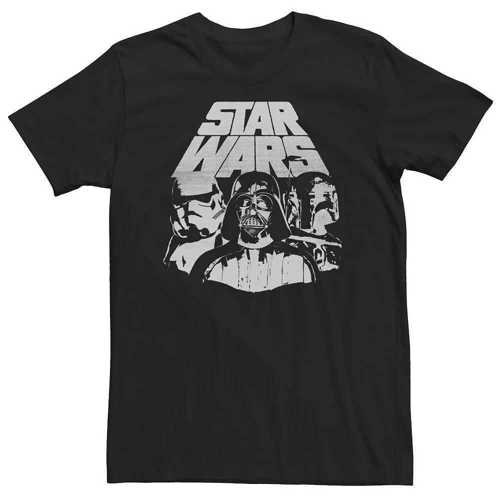 Men's Star Wars Vintage Poster Tee, Size: Large, Black Product Image