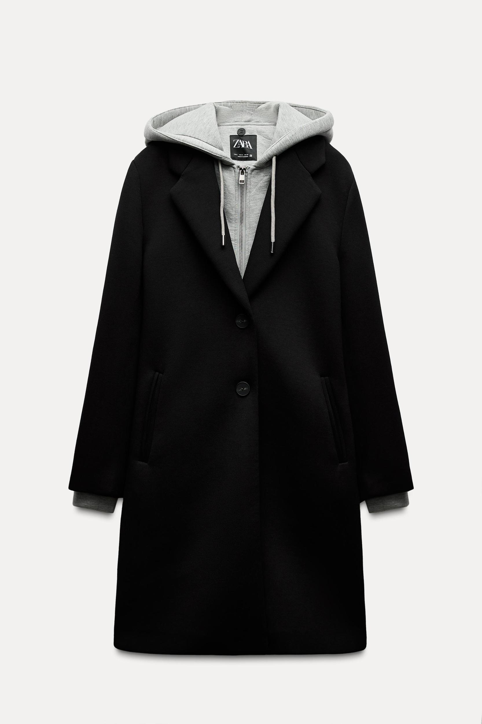 HOODED COMBINATION COAT Product Image