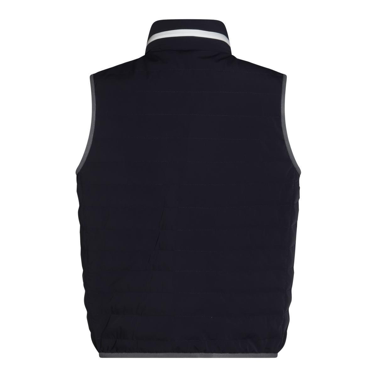 BRUNELLO CUCINELLI Navy Blue Down Jacket Product Image