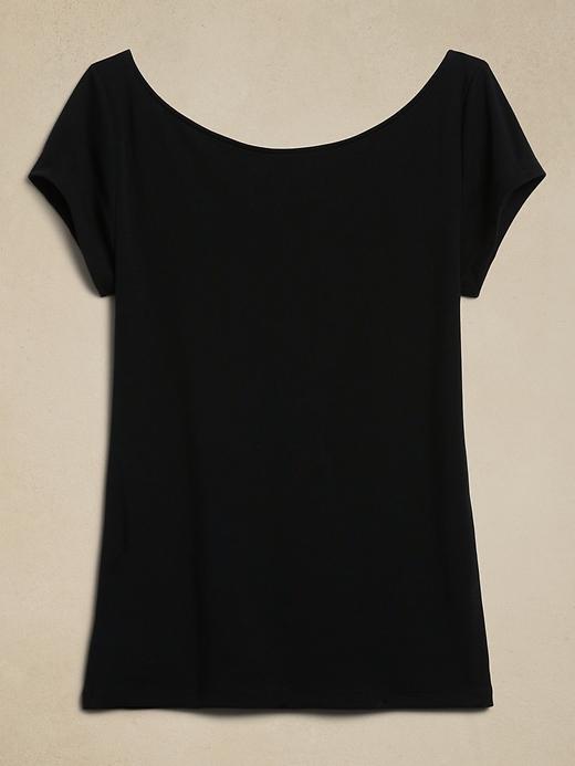 Refined Scoop-Neck T-Shirt Product Image