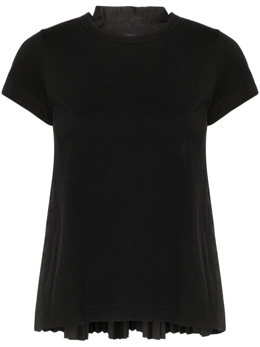 SACAI Crewneck T-shirt In Black Product Image