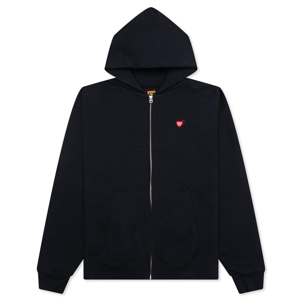 College Relaxed Fit Full Zip Hoodie - Purple Male Product Image