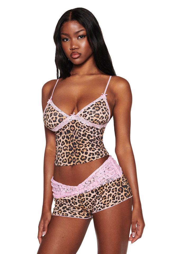 KENDRA SHORT - NEUTRAL : LEOPARD Product Image