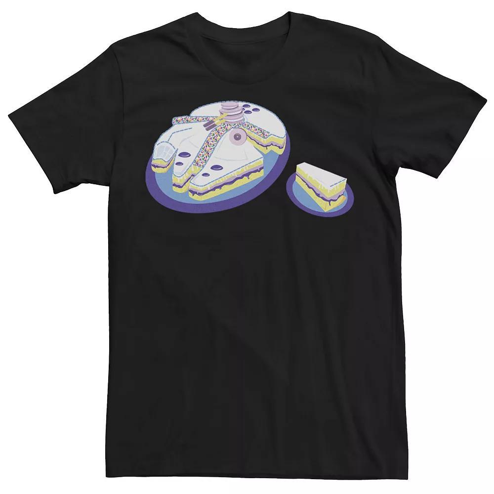 Men's Star Wars Falcon Birthday Cake Tee, Size: XL, Black Product Image