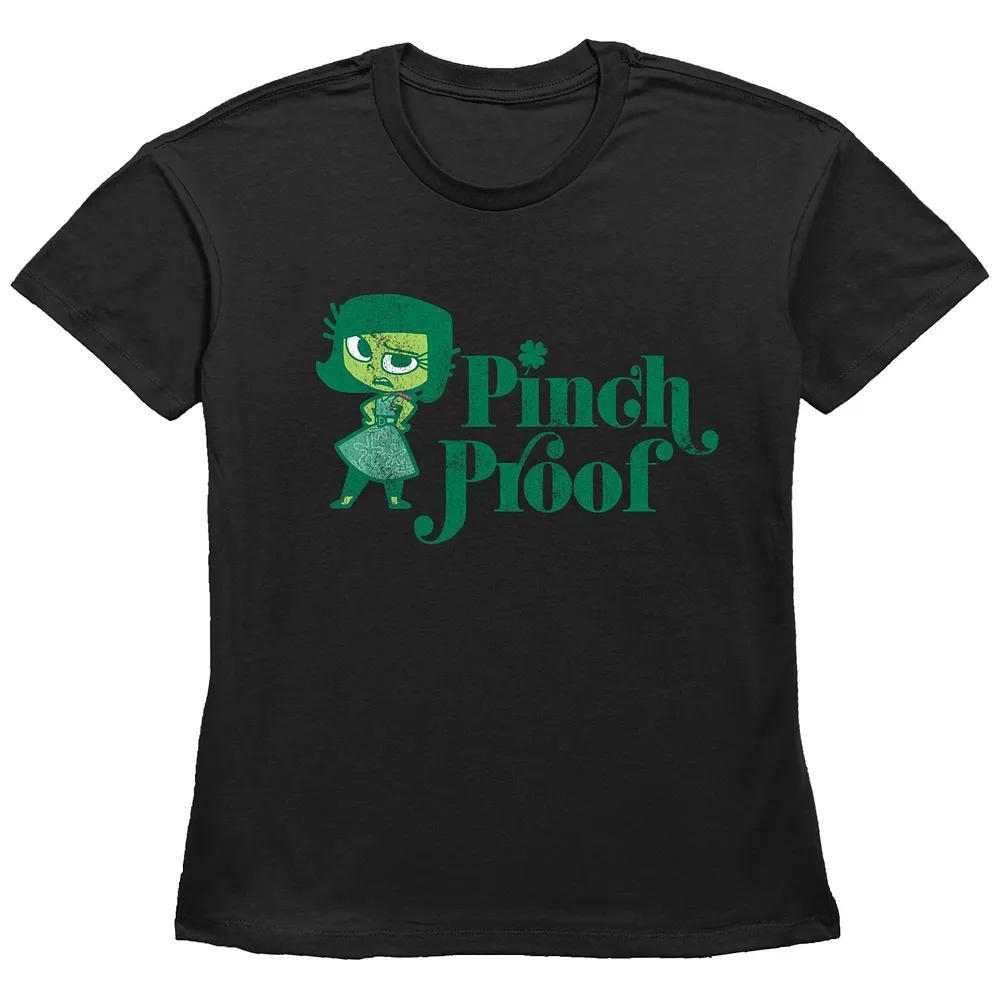 Disney's Inside Out Disgust Pinch Proof Women's Graphic Tee, Girl's, Size: XXL, Grey Gray Product Image