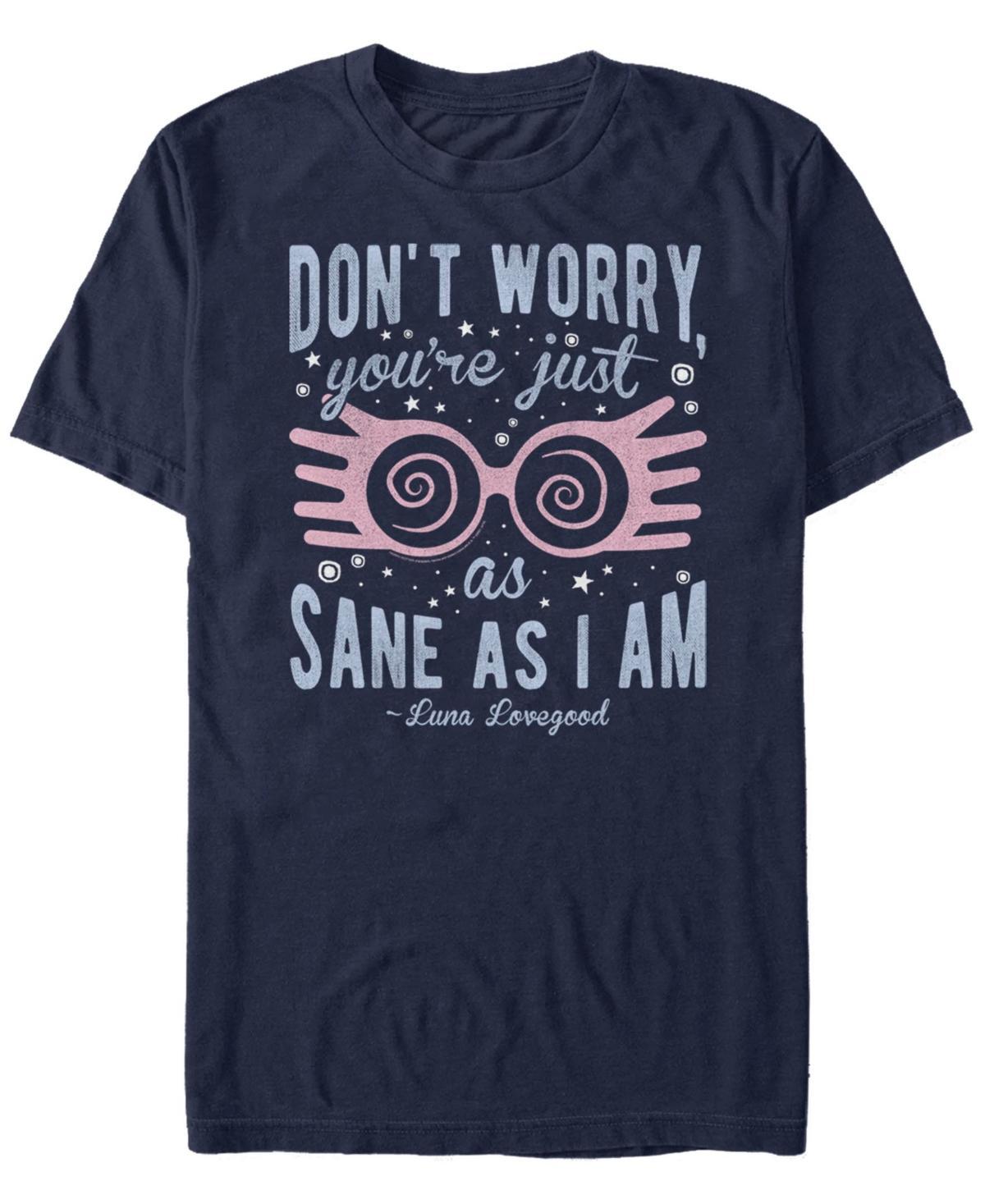 Men's Harry Potter Luna You're Just As Sane As I Am Graphic Tee, Size: Large, Black Product Image