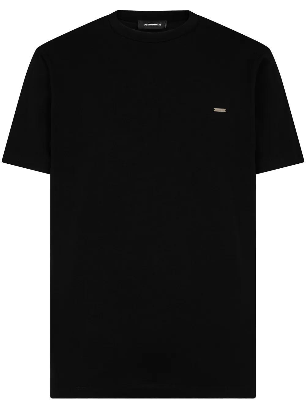logo-plaque cotton T-shirt  Product Image