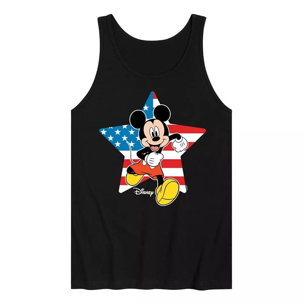 Disneys Mickey Mouse Mens USA Flag Tank Top Product Image