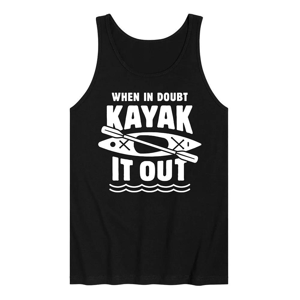 Mens When In Doubt Kayak It Out Tank Top Product Image