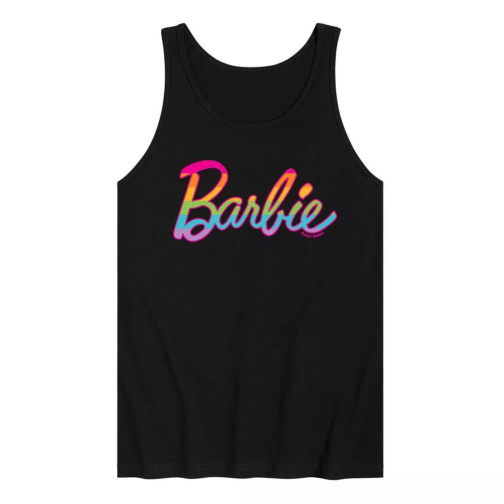 Mens Barbie Pride Rainbow Tank Top Product Image