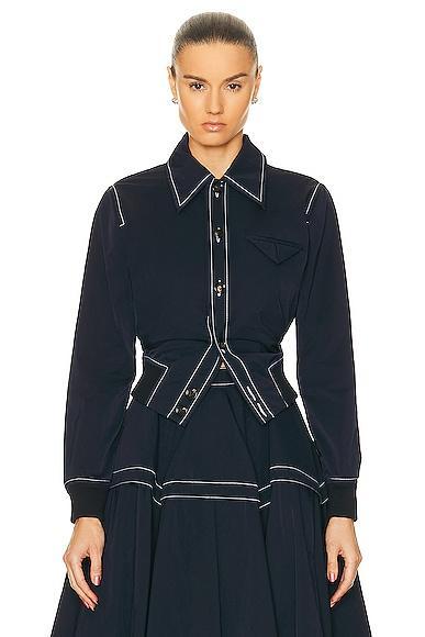 Bottega Veneta Tech Nylon Blouson Top Product Image