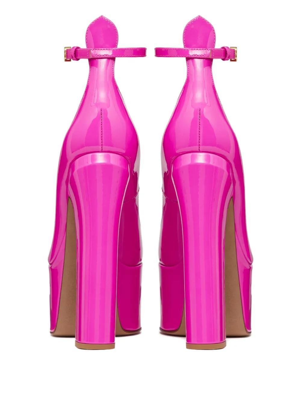 Tan-Go 155mm patent-leather pumps Product Image