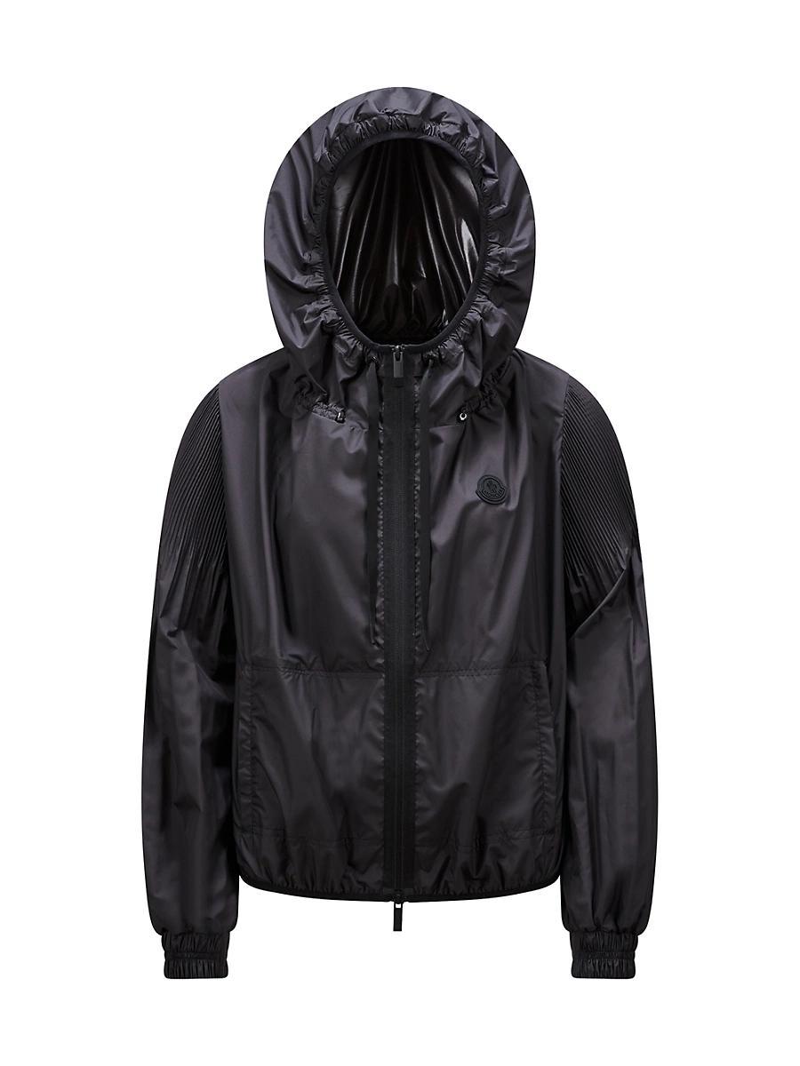 Womens Auxonne Matte Hooded Windbreaker Product Image
