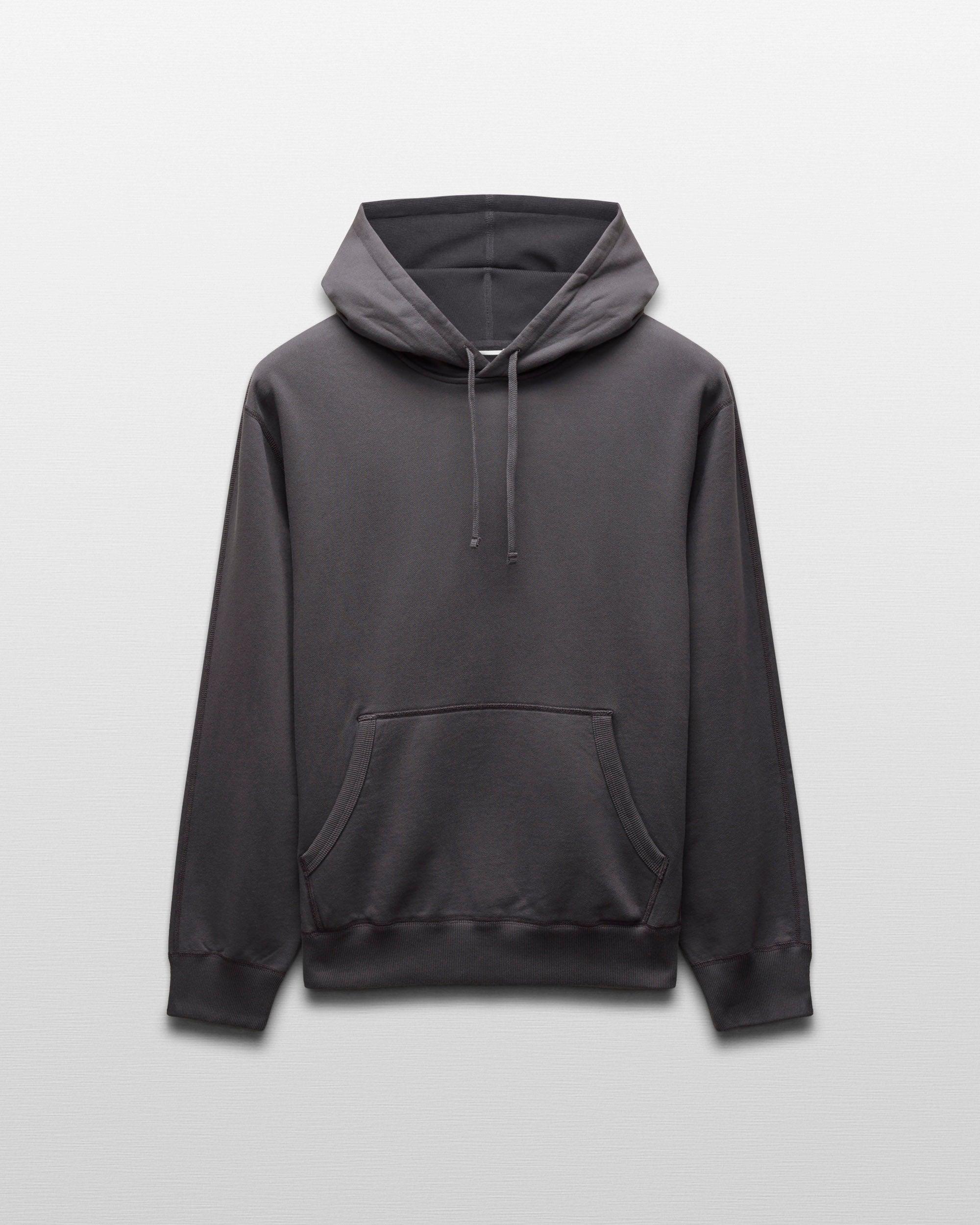 Kyoto Black Midweight Terry Slim Hoodie Male Product Image