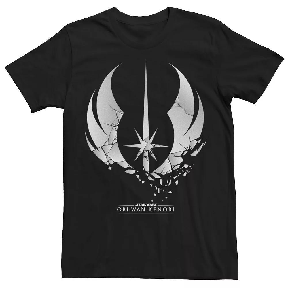 Men's Obi-Wan Kenobi Star Wars Jedi Order Logo Tee, Size: Medium, Black Product Image