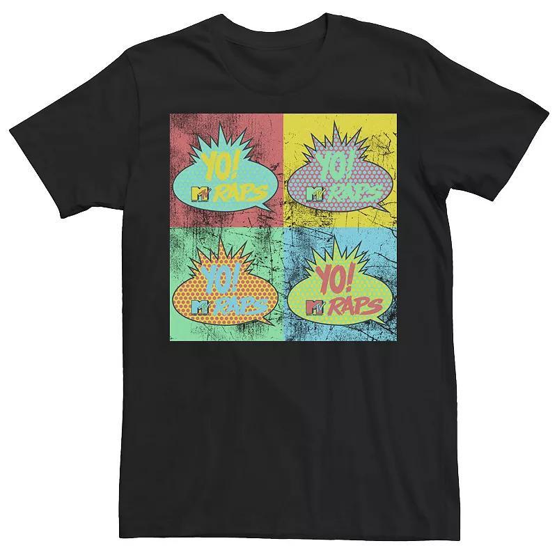Big & Tall Star Wars: Young Jedi Adventures Characters Boxes Graphic Tee, Men's, Size: 4XL, Black Product Image