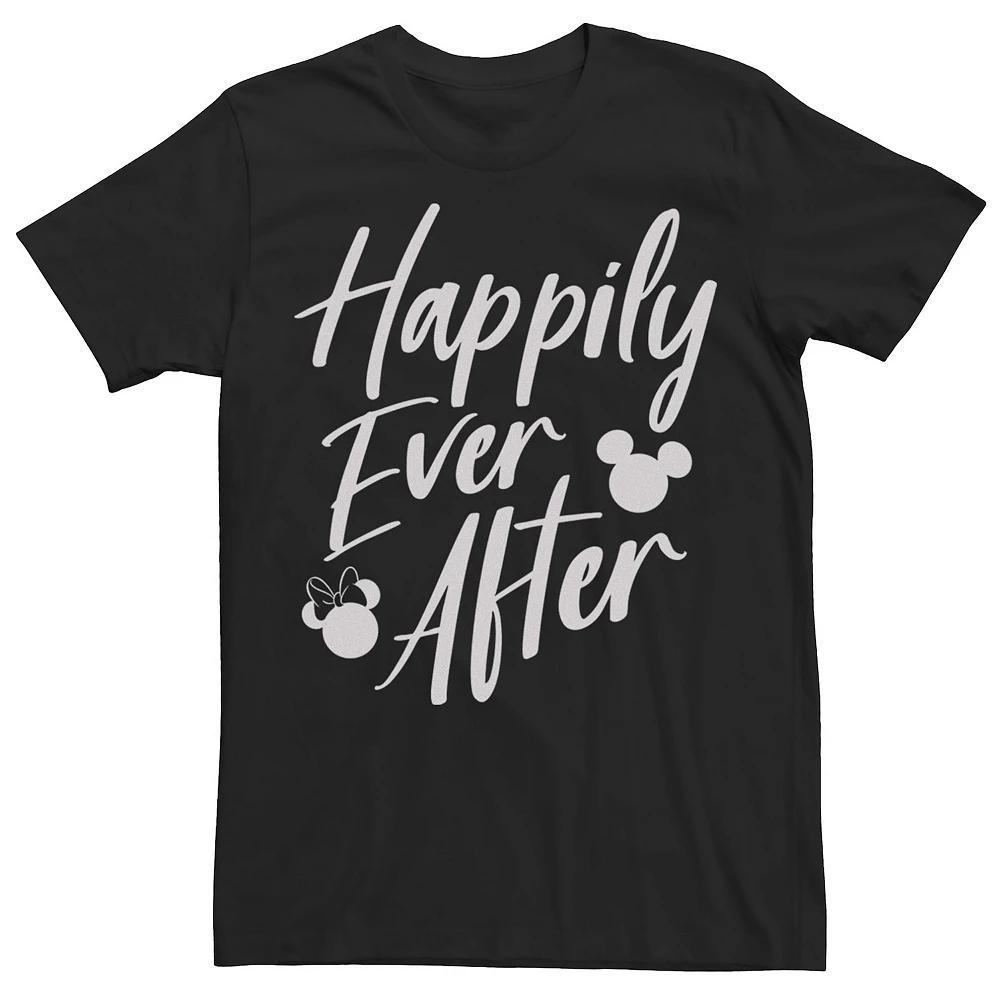 Disney's Mickey Mouse Happily Ever After Juniors' Boyfriend Tee, Girl's, Size: Medium, Black Product Image