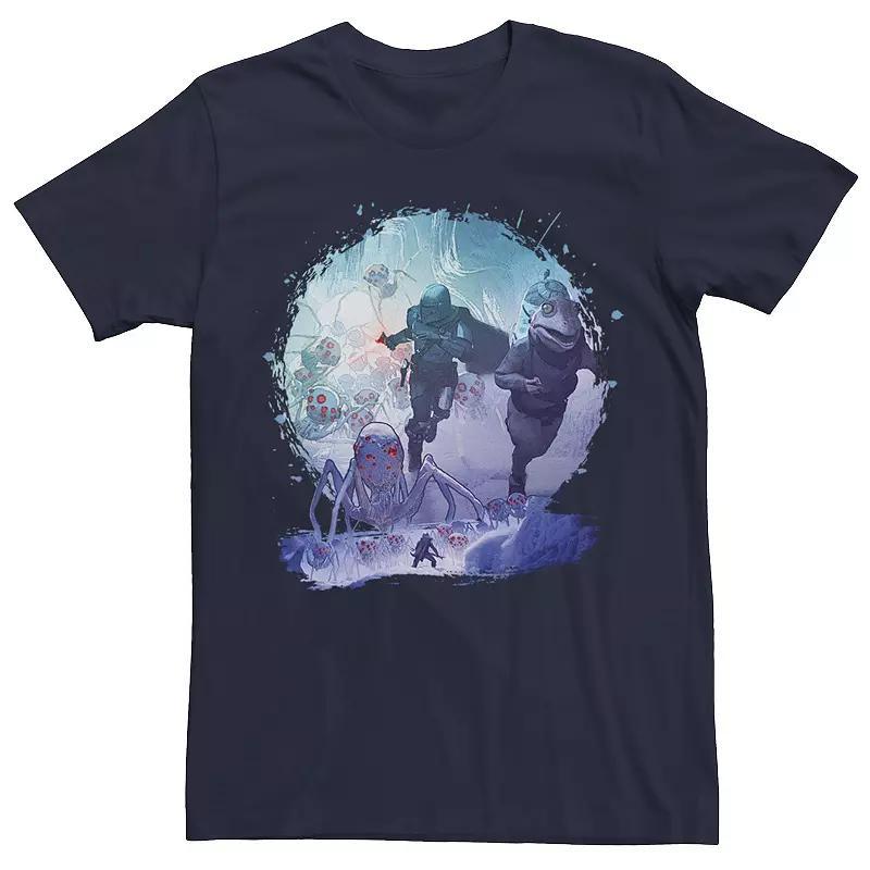 Big & Tall Star Wars: The Mandalorian & The Passenger Run R10 Tee, Men's, Size: 4XLT, Blue Product Image