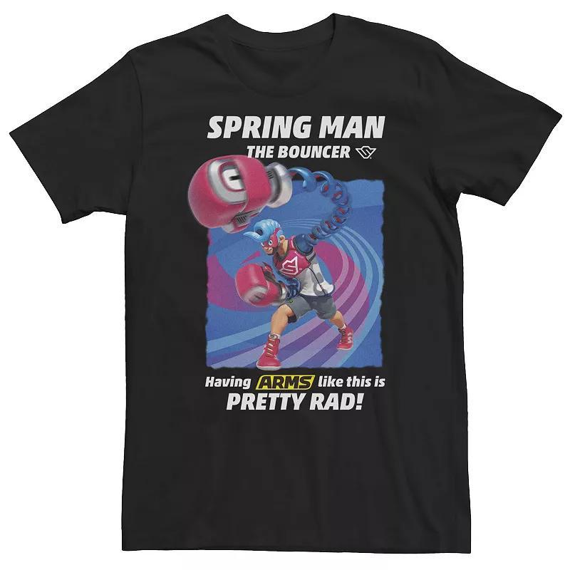 Big & Tall Arms Spring Man The Bouncer Poster Tee, Men's, Size: 5XL, Black Product Image