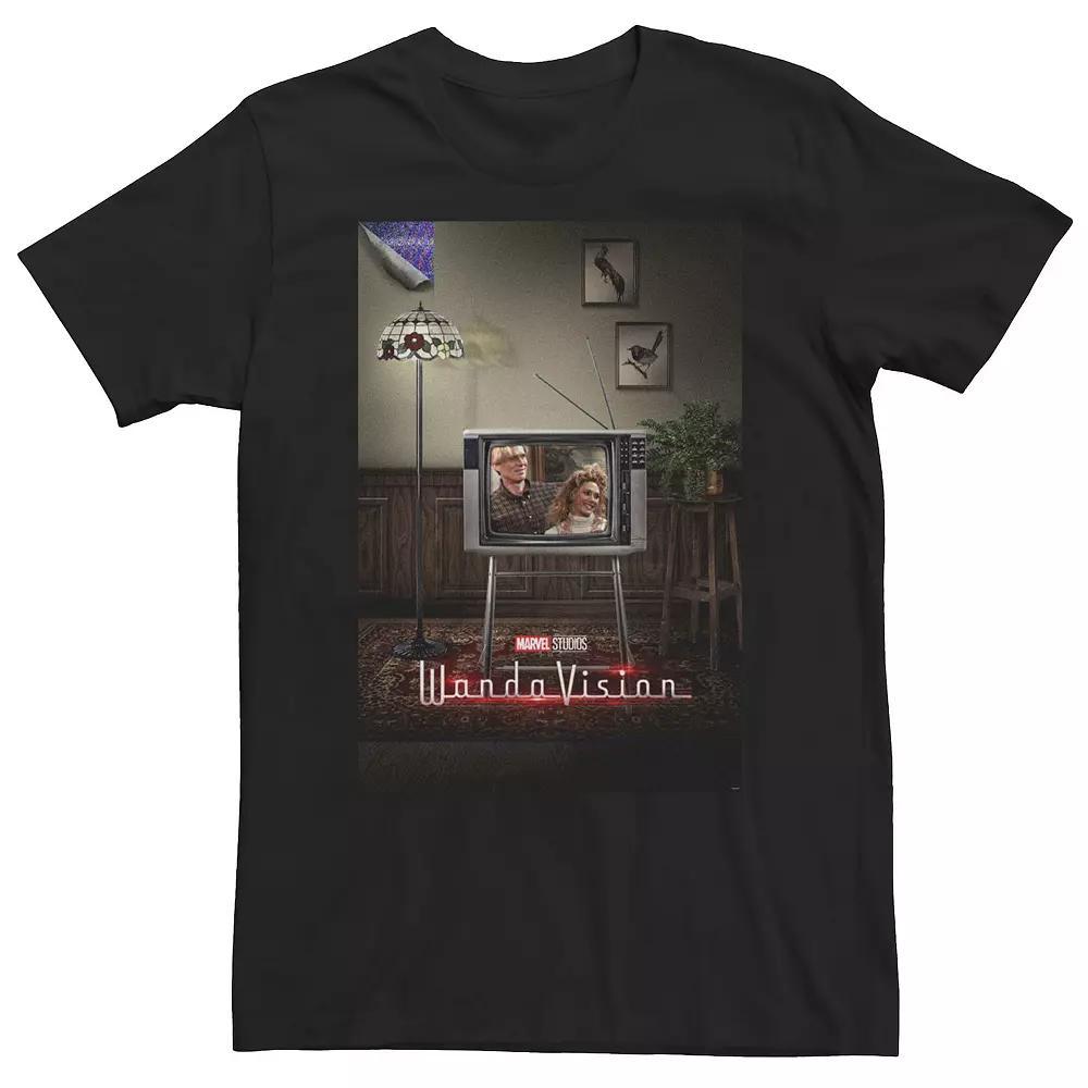 Big & Tall Marvel WandaVision 80s Poster Tee, Men's, Size: 3XL, Black Product Image