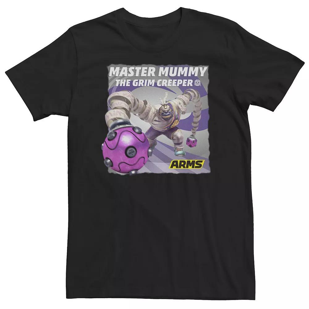 Big & Tall Arms Master Mummy The Grim Creeper Poster Tee, Men's, Size: 3XL Tall, Black Product Image