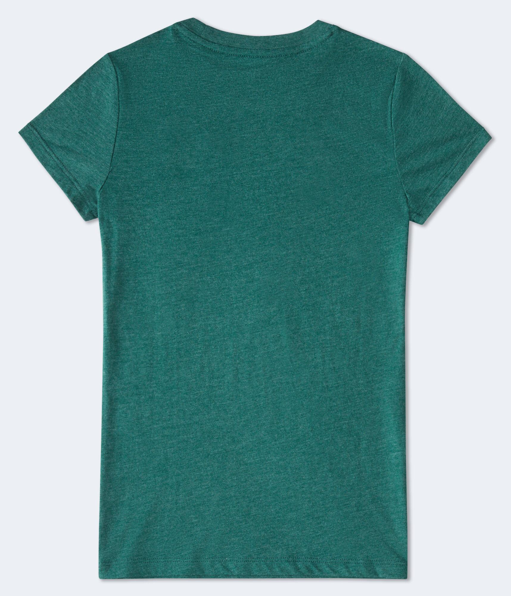 Aeropostale Script Rose Glitter Graphic Tee Product Image