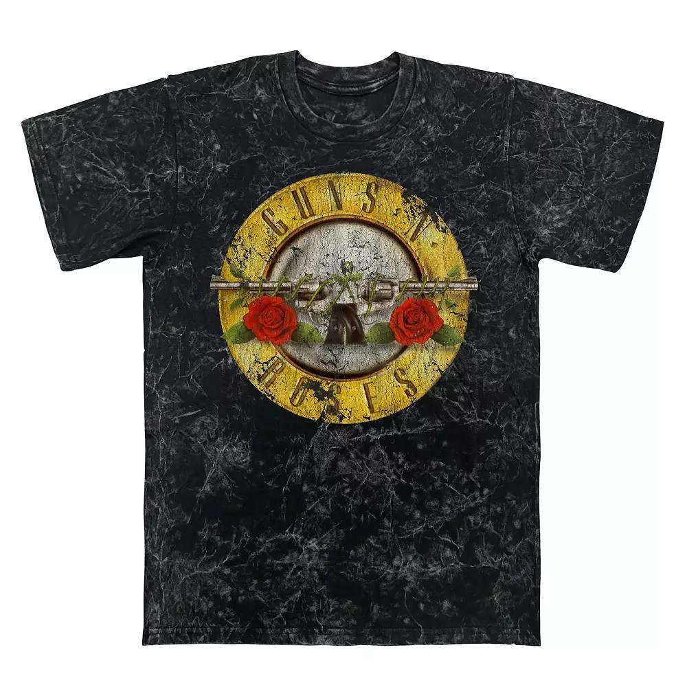 Men's Guns N' Roses Graphic Tee, Size: XL, Black Mineral Wash Product Image