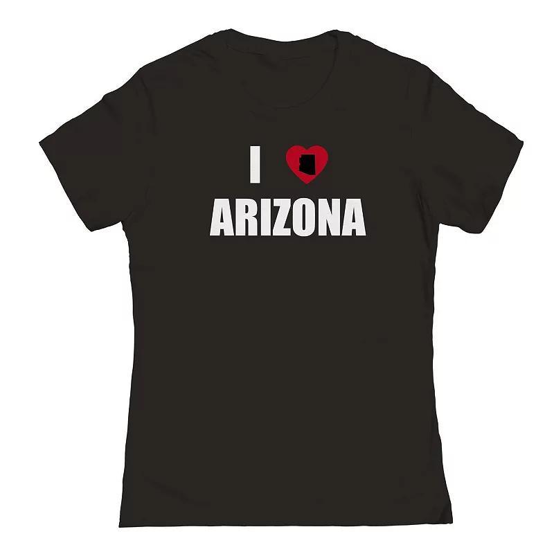 Junior's I Heart Arizona Graphic Tee, Women's, Size: Medium, White Product Image
