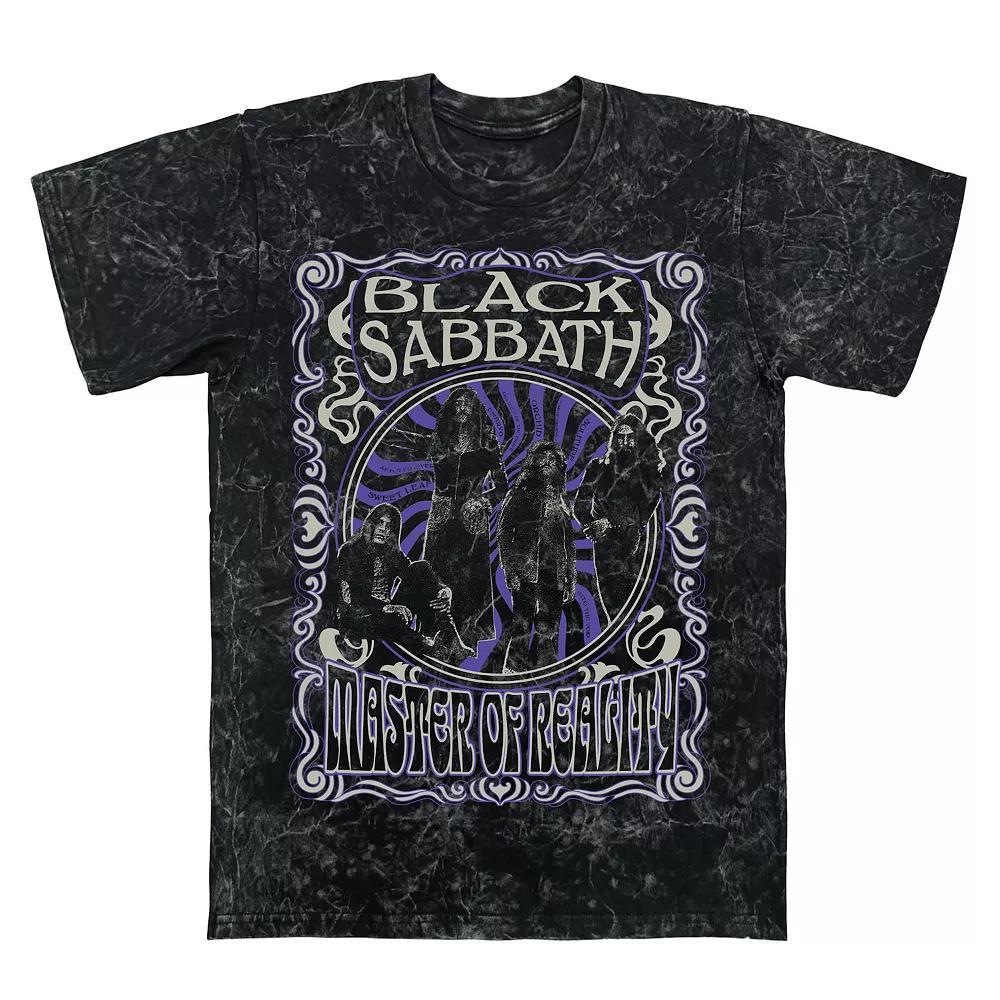 Mens Black Sabbath Master Of Reality Mineral Wash Graphic Tee Product Image